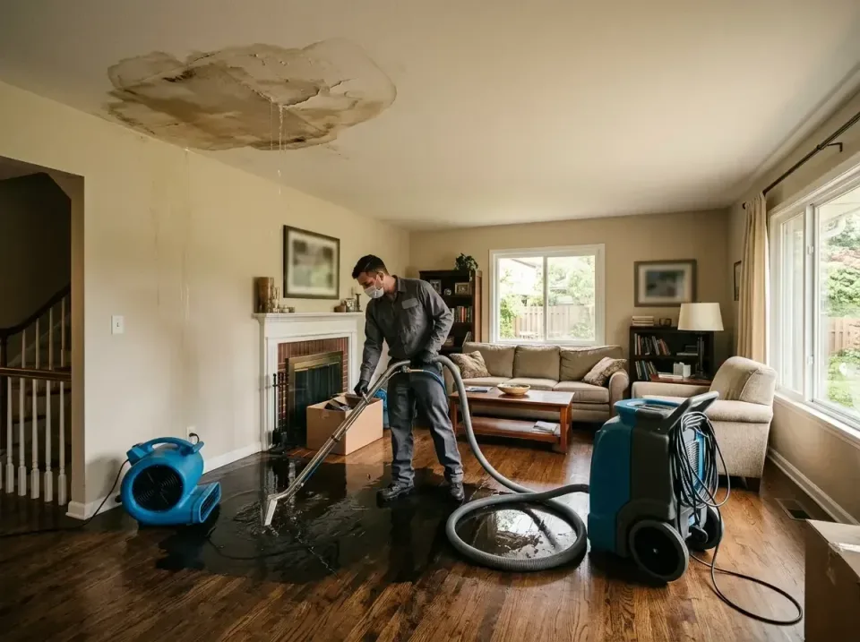 attic-pipe-burst-ceiling-drip-008 — frequently asked questions, Water Damage Restoration & Carpet Care in Green, OR